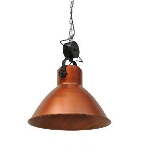 Hanglamp industrieel koper, met box