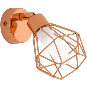 Wandlamp Zapata koper