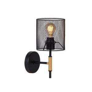 Wandlamp Baskett zwart