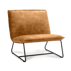 Fauteuil Cavalli cognac 1,5zit